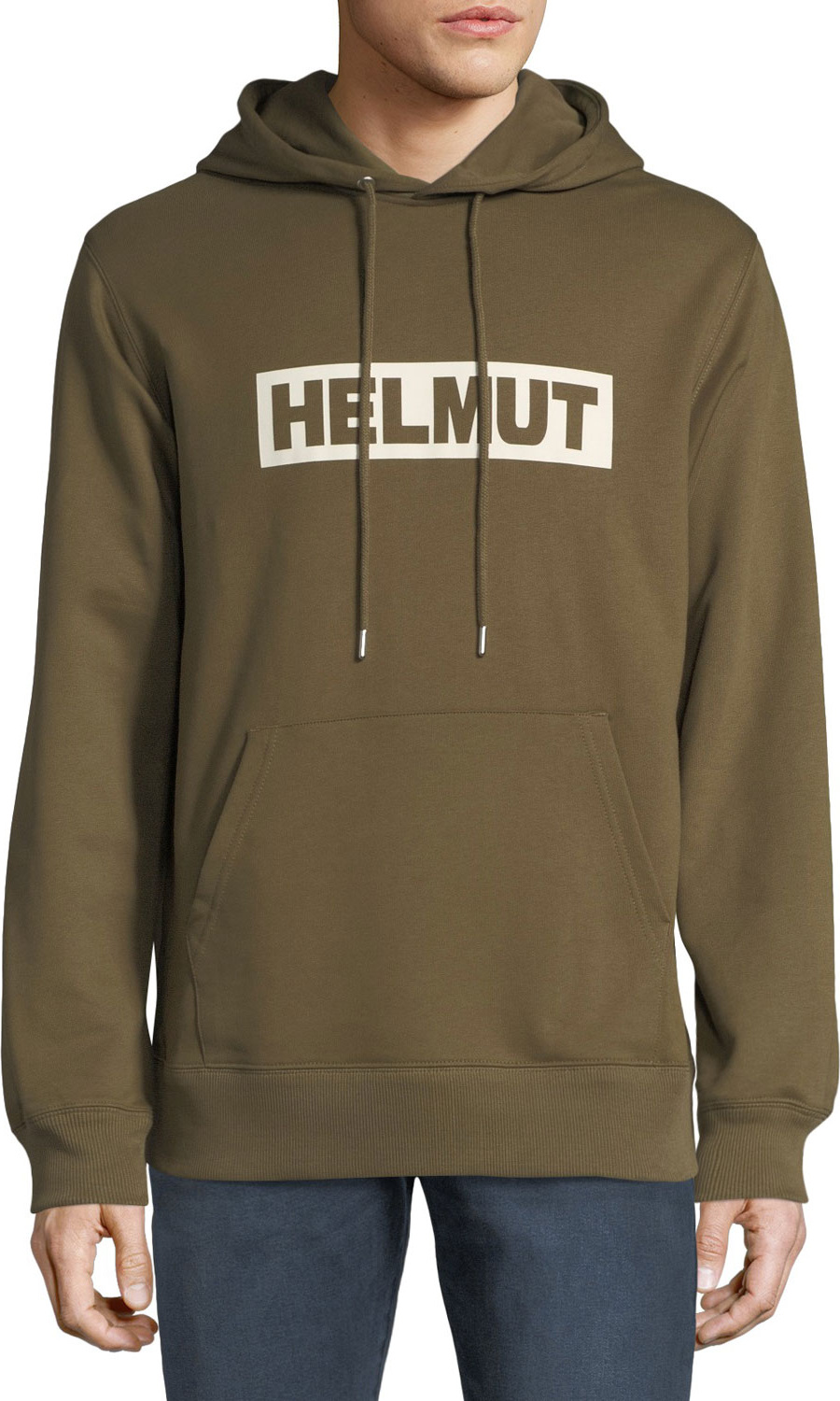 Helmut Lang Men's Logo Typographic Hoodie
