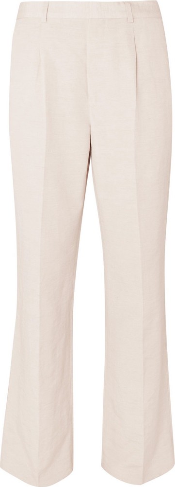 Jacquemus Yvan Pleated Linen-Blend Trousers