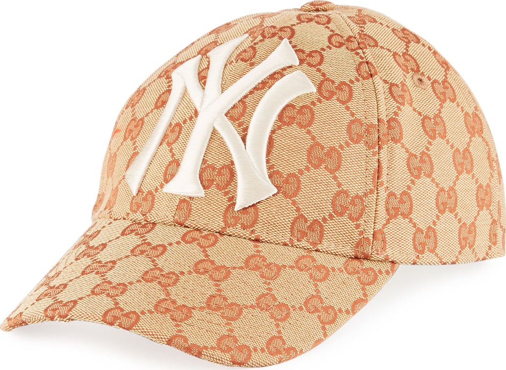 Gucci NY Yankees GG Supreme Baseball Hat
