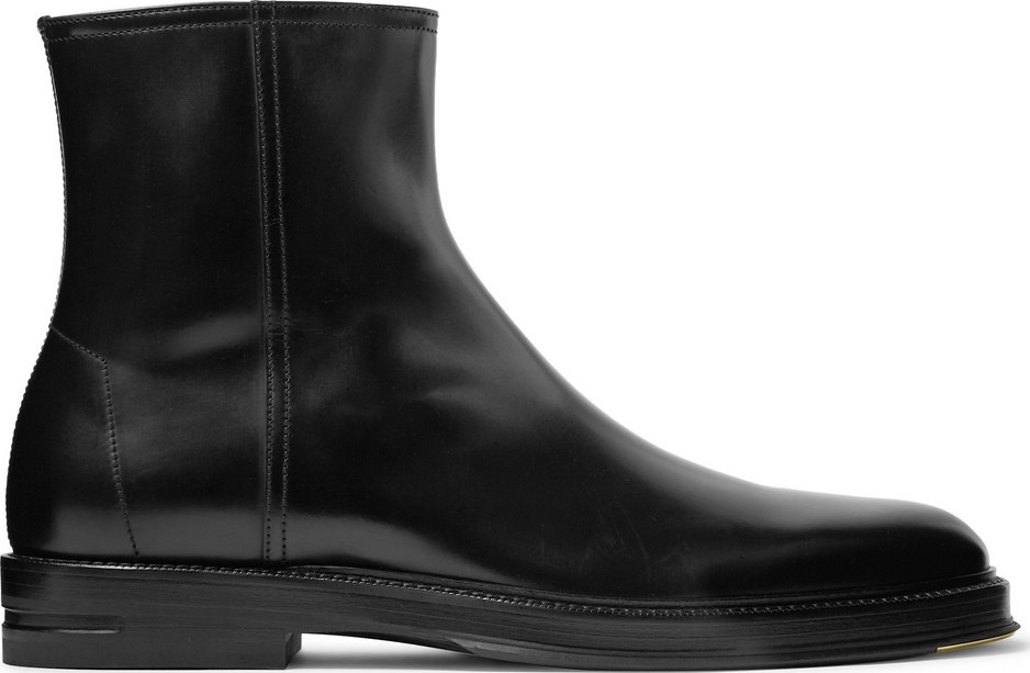 Dunhill Leather Chelsea Boots