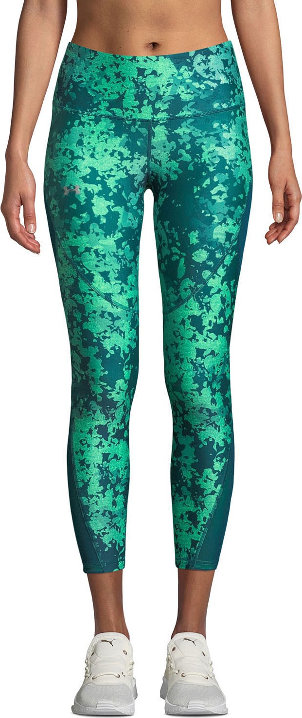 Under Armour HeatGear Printed Ankle Crop Performance Leggings Under Armour HeatGear Printed Ankle Crop Performance Leggings