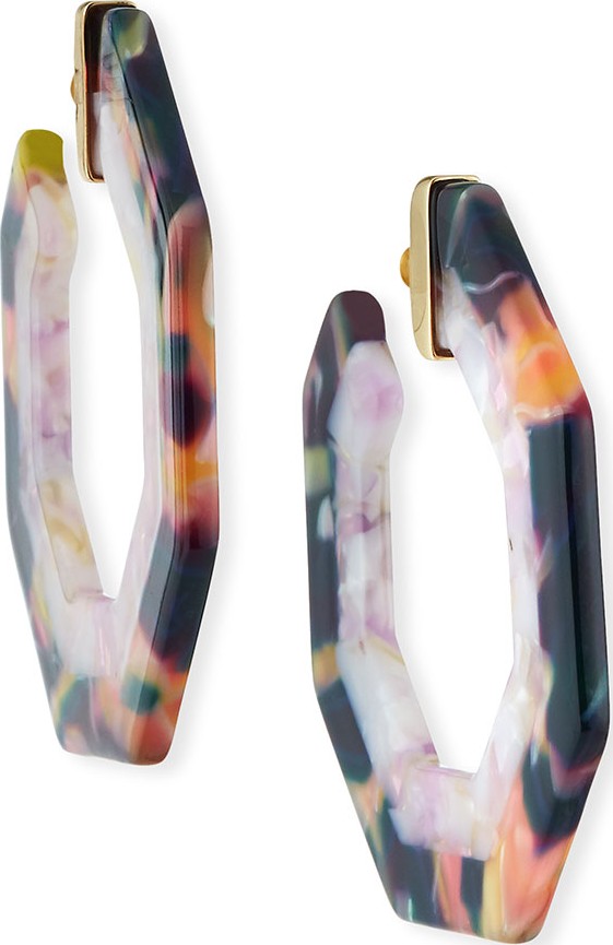 BAUBLEBAR Deidre Resin Hoop Earrings
