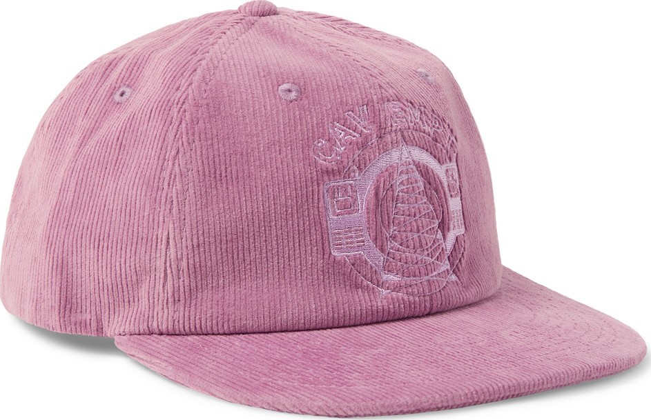 Cav Empt Logo-Embroidered Cotton-Corduroy Baseball Cap
