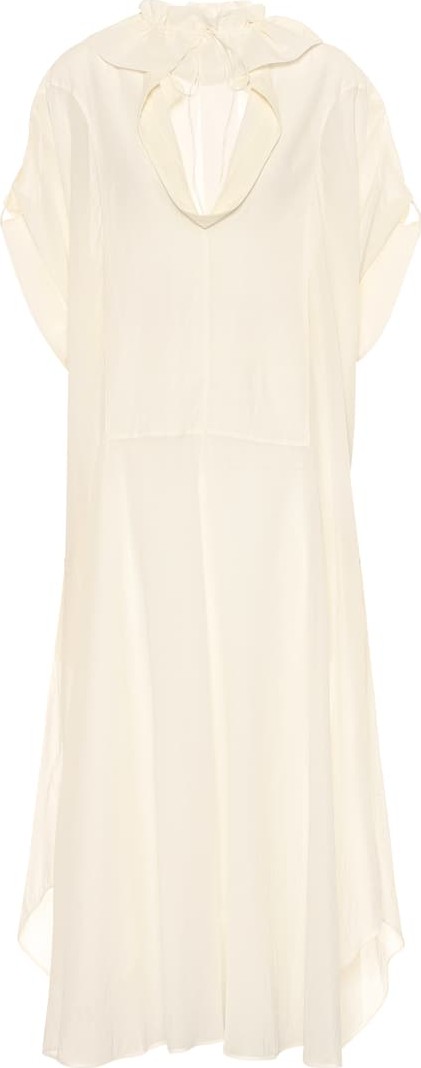 Jil Sander Cotton and silk dress