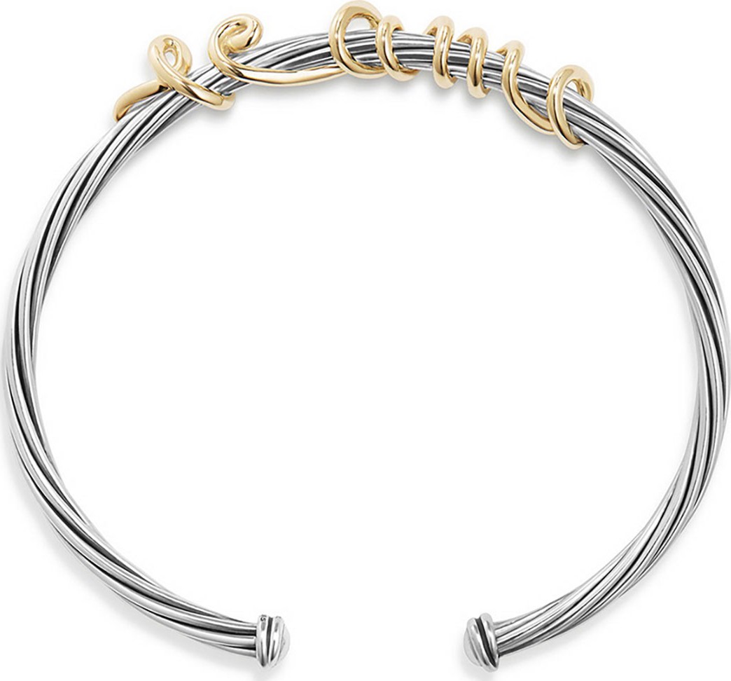 David Yurman Te Amo Wire Message Bracelet
