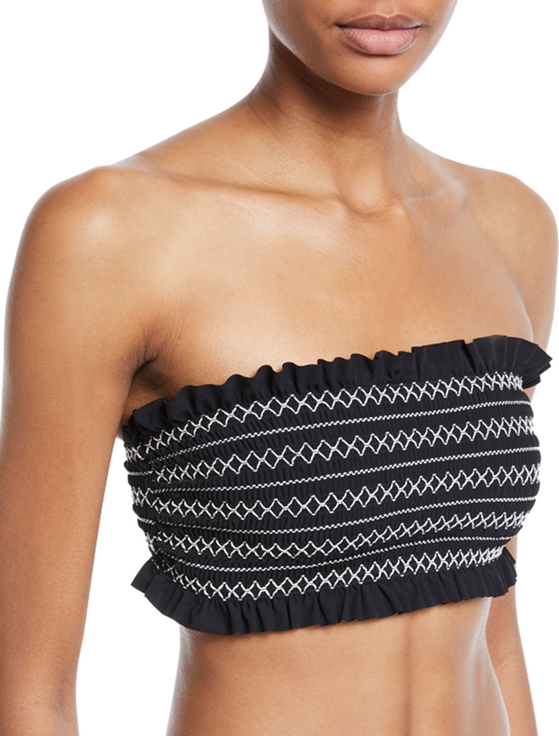Tory Burch Costa Bandeau Bikini Top