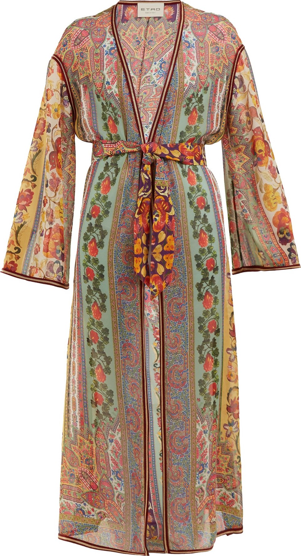 Etro Suzanne floral-print silk kaftan