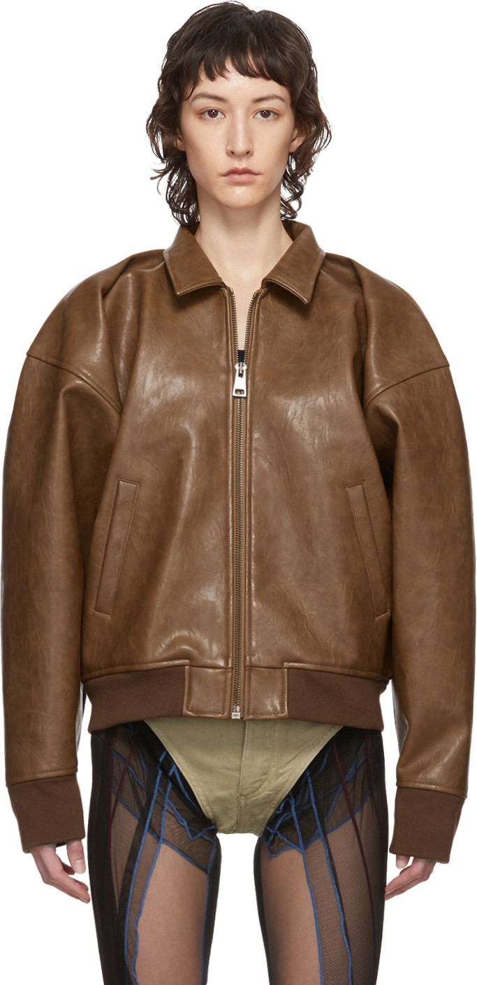 Y/Project Brown Penguin Sleeve Jacket Y/Project Brown Penguin Sleeve Jacket