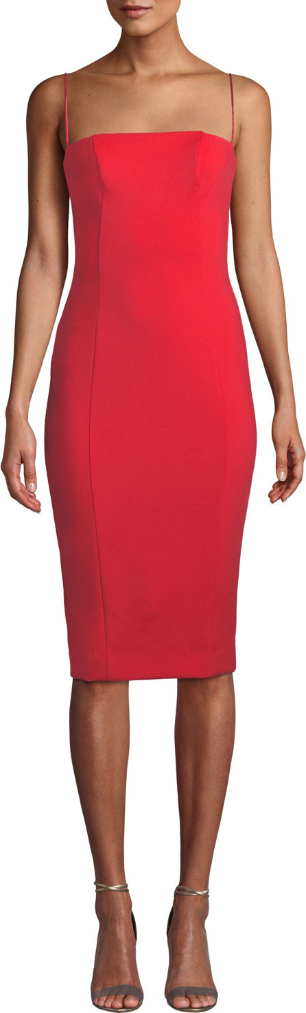 Misha Collection Sophie Body-Con Sleeveless Scuba Dress