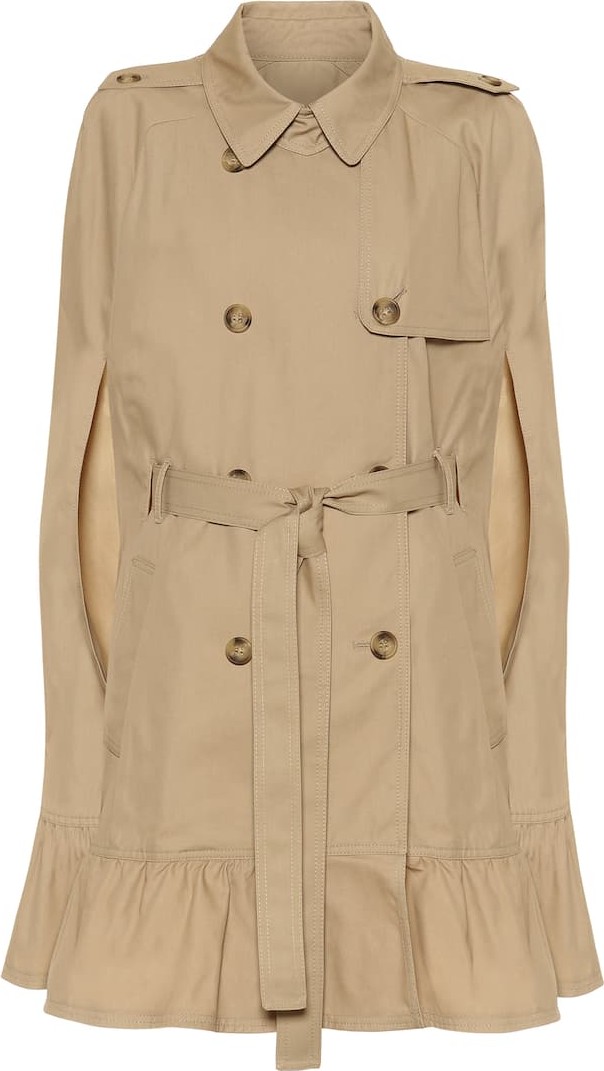 RED Valentino Cotton-blend trench coat cape