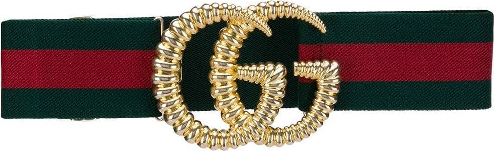 Gucci Web trim logo belt