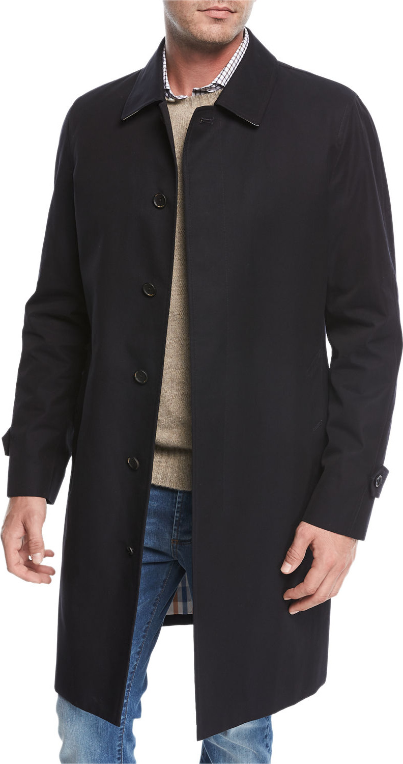Sanyo Balmacaan Gabardine Overcoat