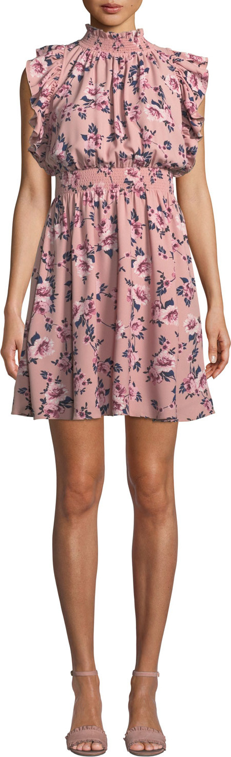 Kate Spade New York sleeveless prairie rose mini dress