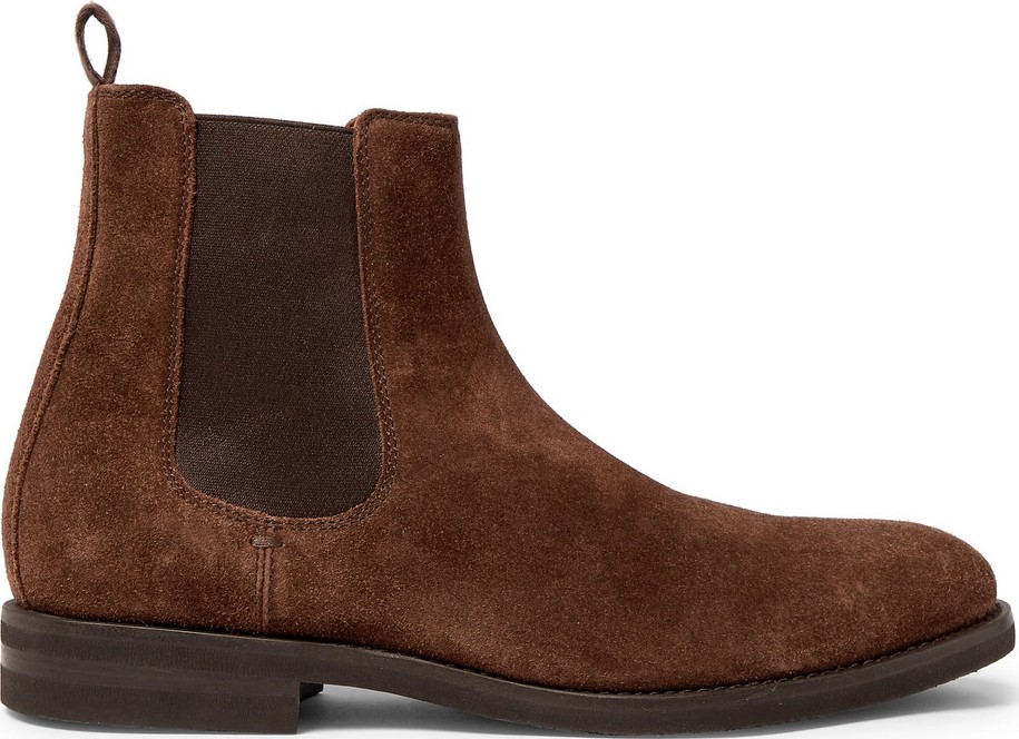 Brunello Cucinelli Suede Chelsea Boots