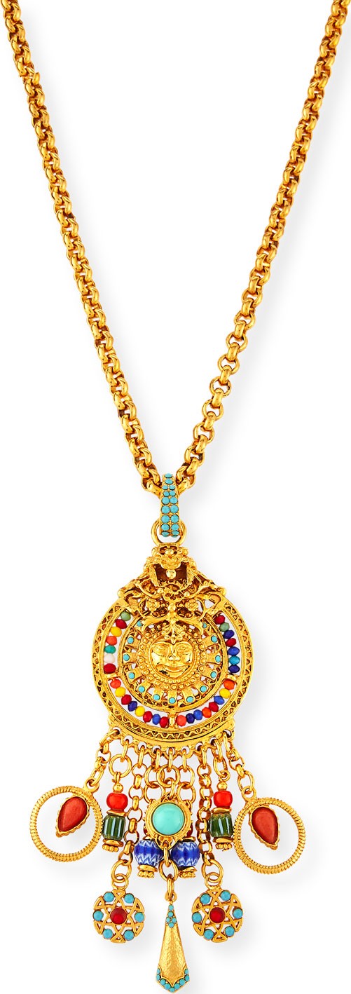 Jose & Maria Barrera Charm Pendant Necklace