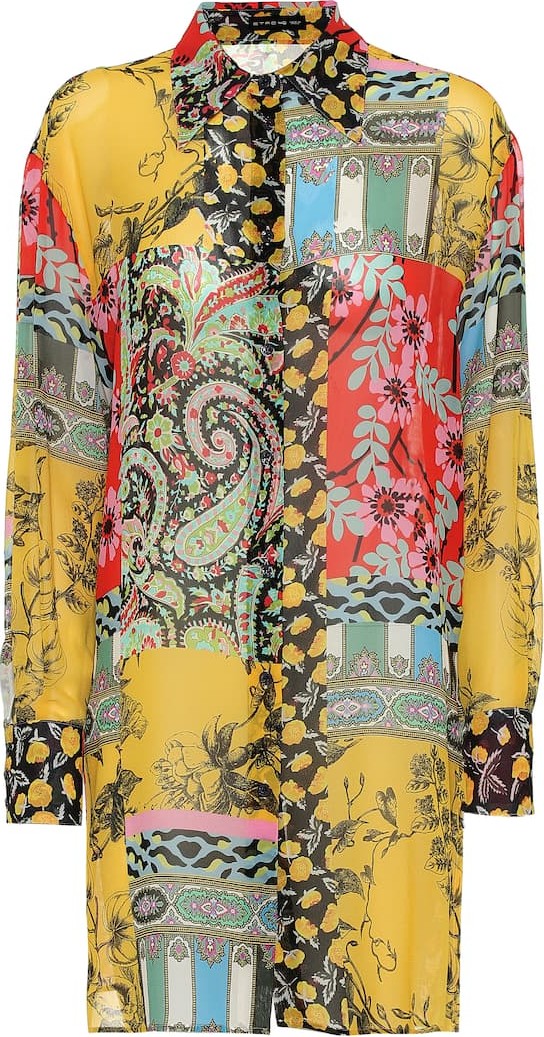 Etro Printed silk shirt