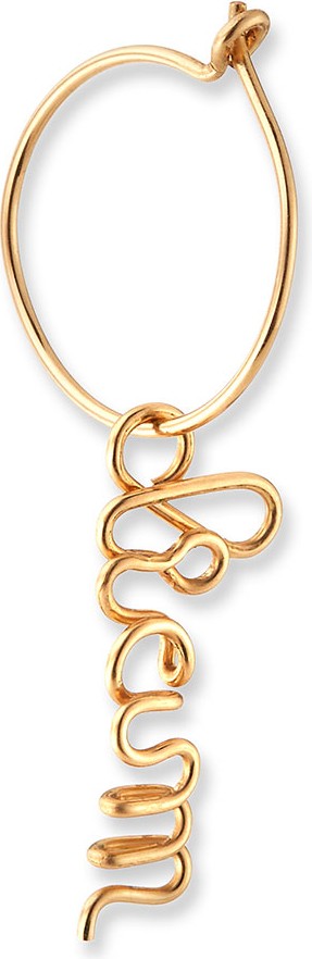 Atelier Paulin Single Personalized Baby Hoop Earring  1-5