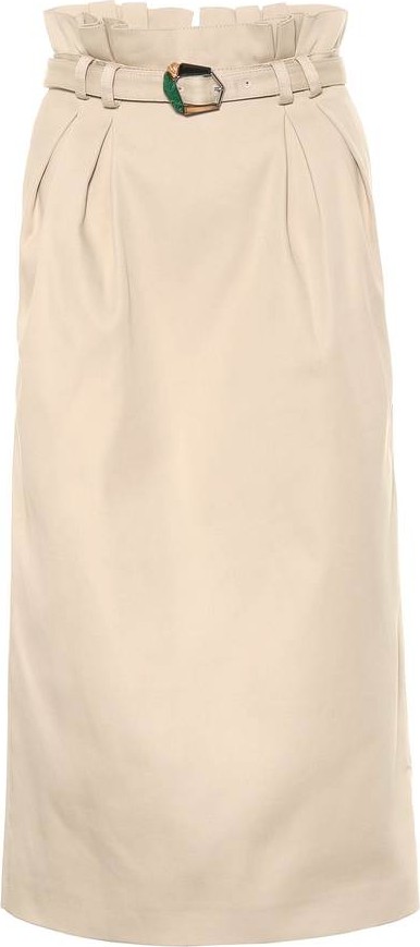 Gabriela Hearst Jordan cotton skirt