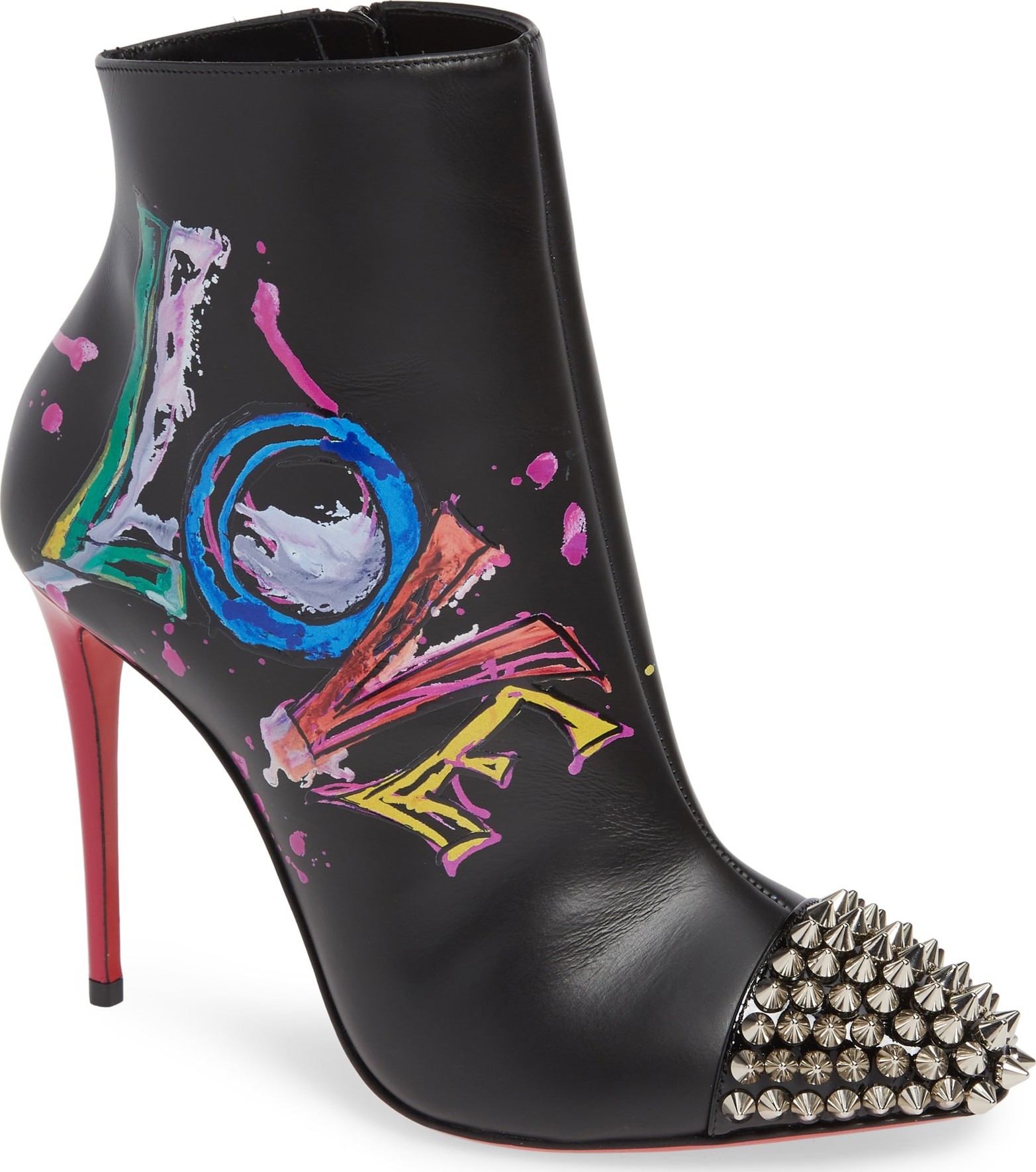 Christian Louboutin Love Is A Boot Spiked Bootie
