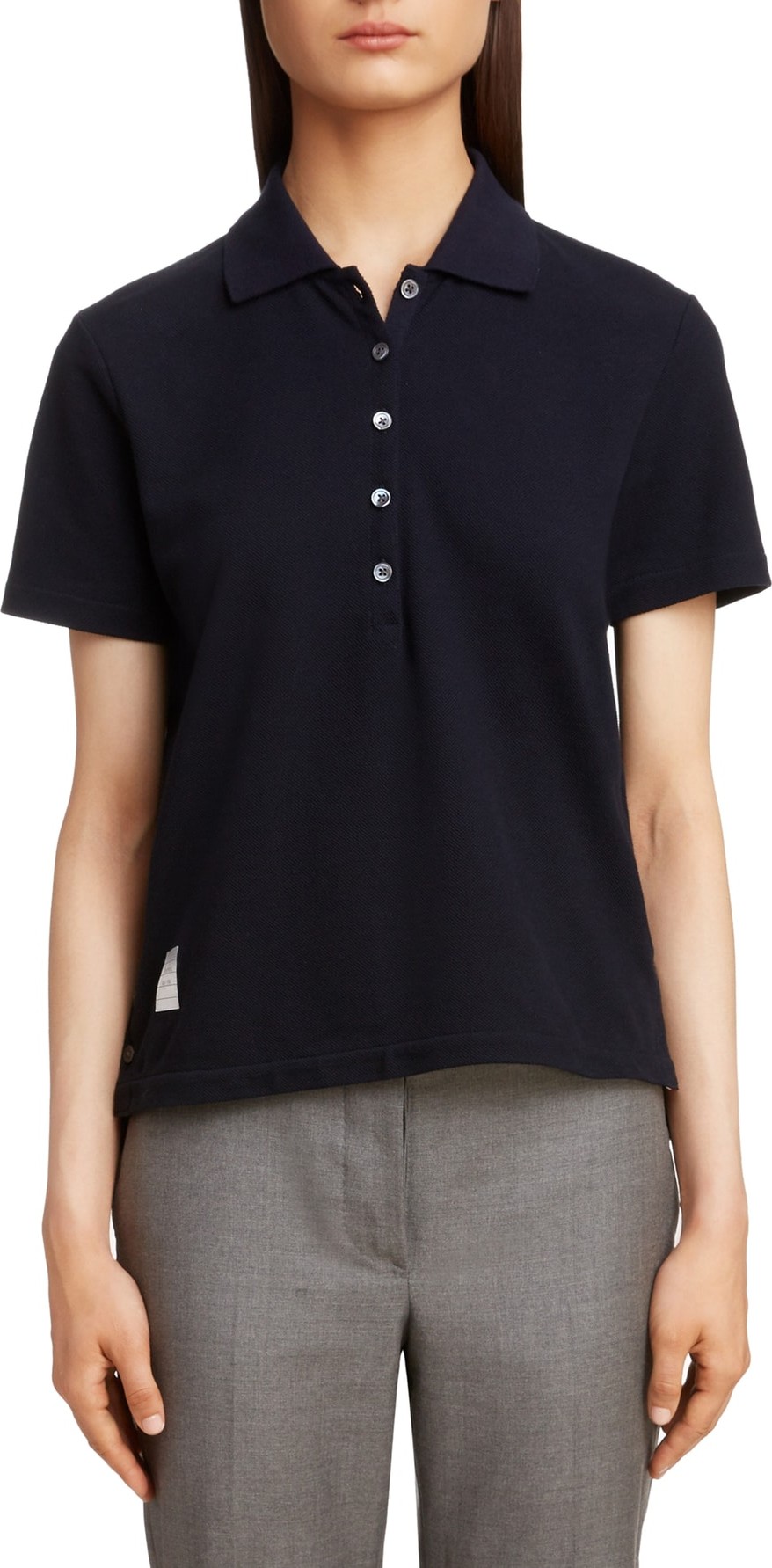 Thom Browne Stripe Piqué Polo