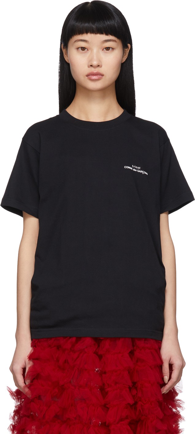 Tricot Comme des Garçons Black Logo T-Shirt