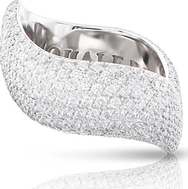 Pasquale Bruni Sensual Touch 18k White Gold 310-Diamond Ring