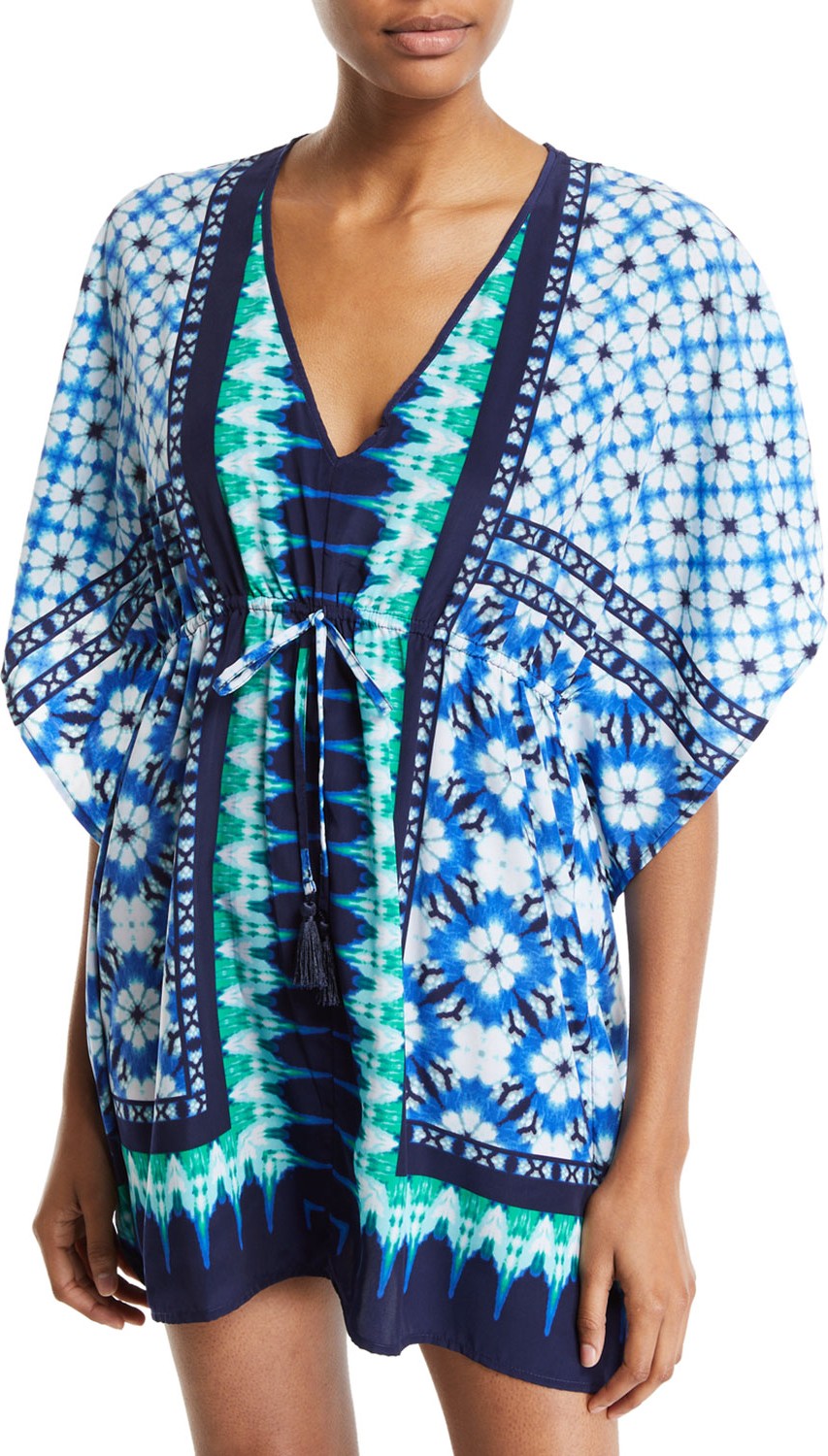 Tommy Bahama Tie-Dye Seashells Coverup Tunic