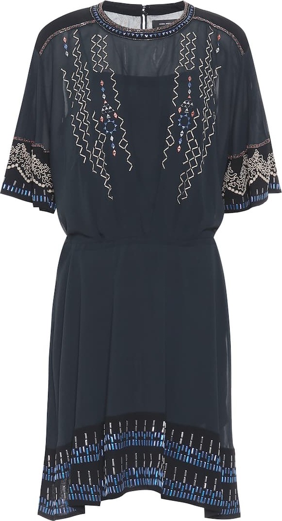 Isabel Marant Camelia silk-crêpe dress