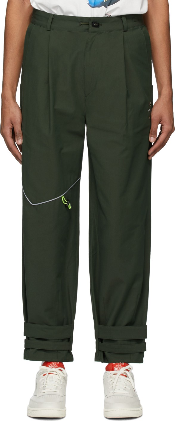ADER error Khaki T-914 Track Trousers
