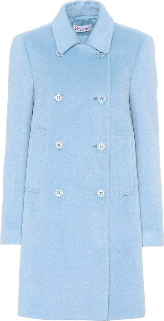 RED Valentino Mohair and wool-blend coat