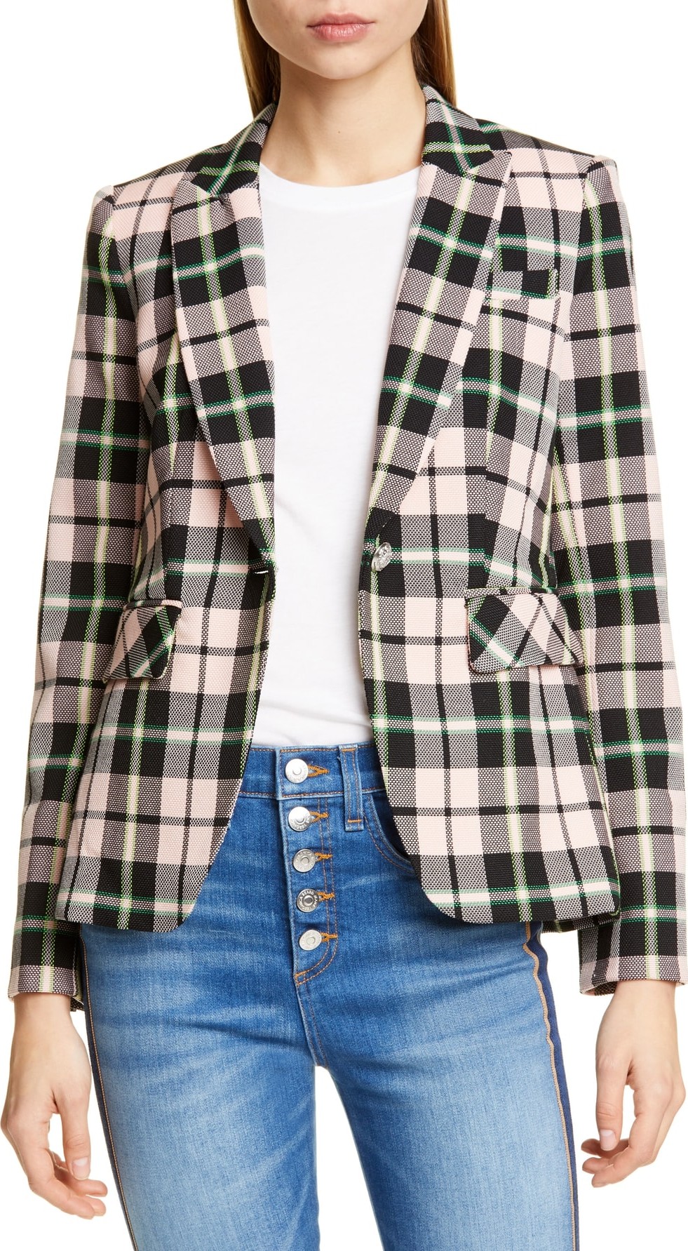 Veronica Beard Cutaway Dickey Blazer