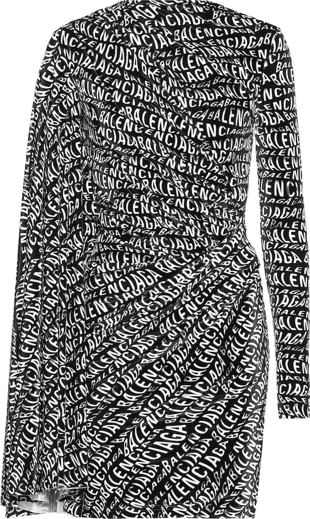 Balenciaga Stretch velvet minidress