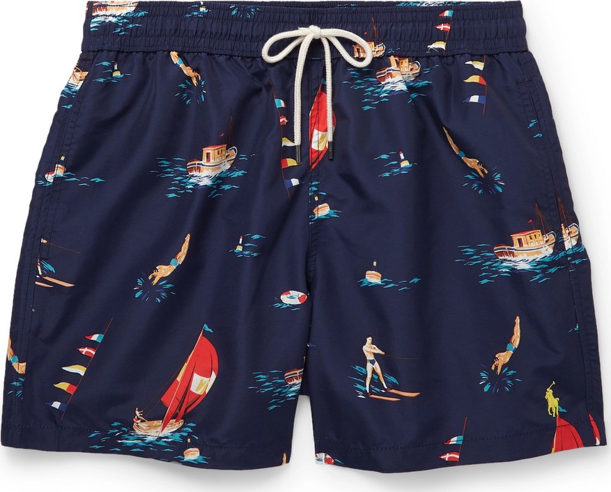 Polo Ralph Lauren Mid-Length Printed Swim Shorts