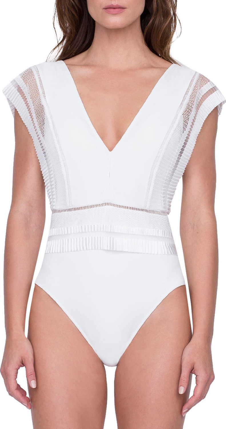 Gottex Aura Deep V One-Piece Swimsuit