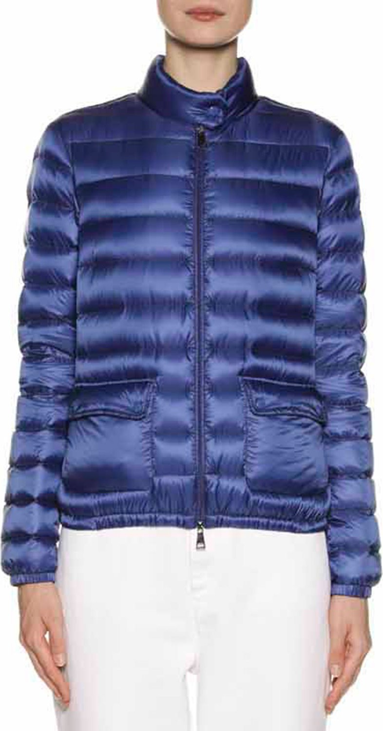 Moncler Lans Collared Down Jacket