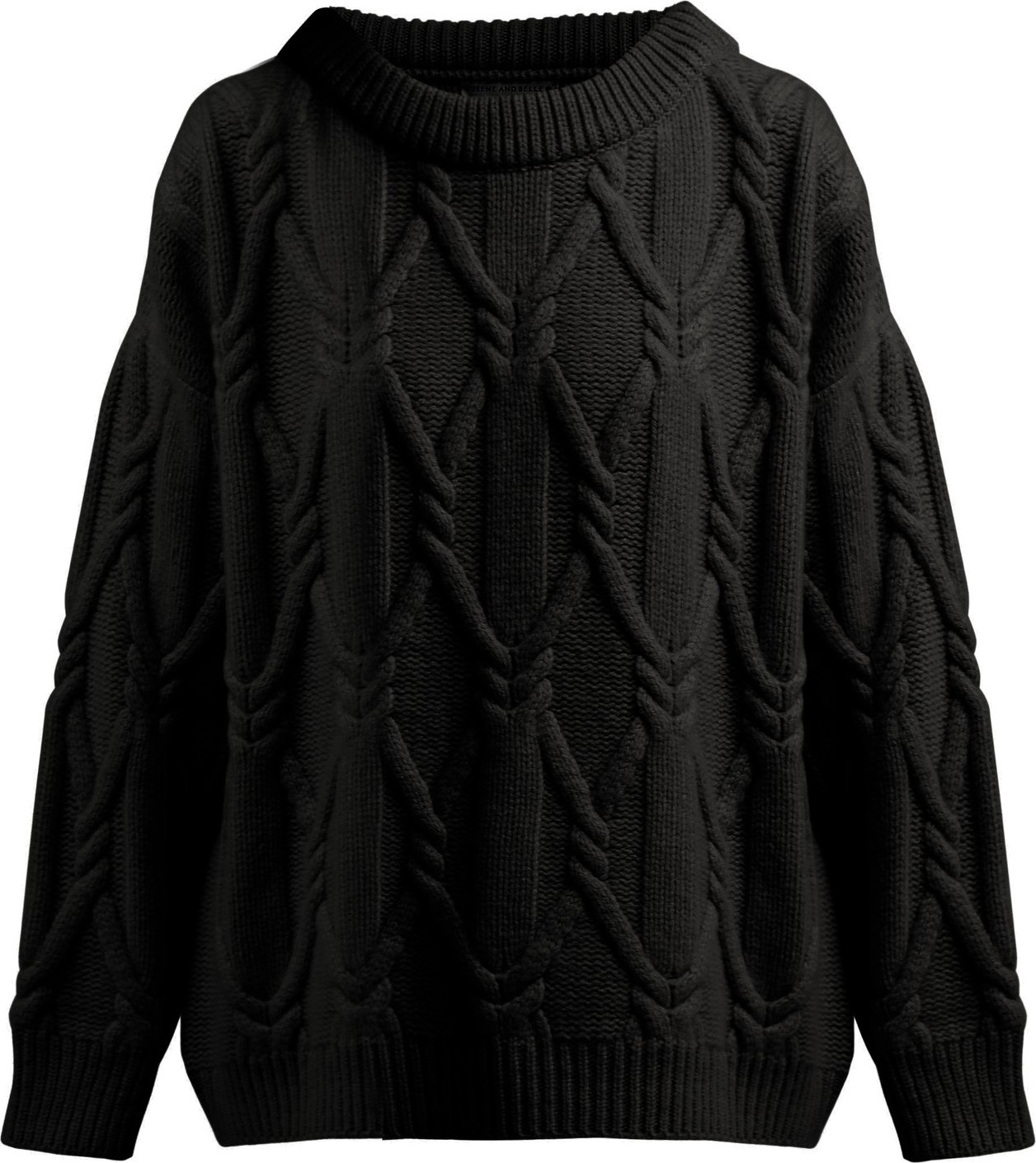 Queene and Belle Jean round-neck wool sweater
