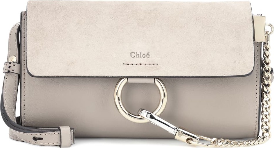 Chloe Faye Mini leather wallet bag