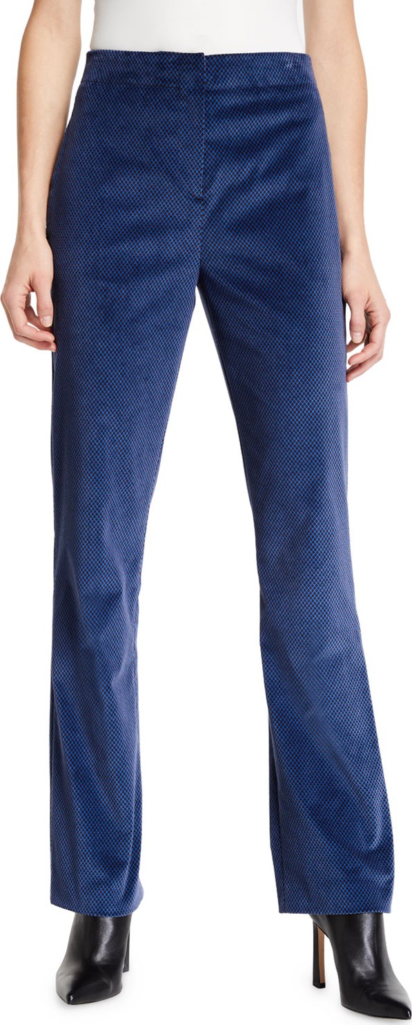 Rag & Bone Margaret Velvet Straight-Leg Pants