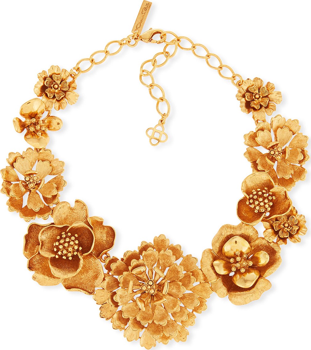 Oscar De La Renta Blooming Bold Flower Necklace