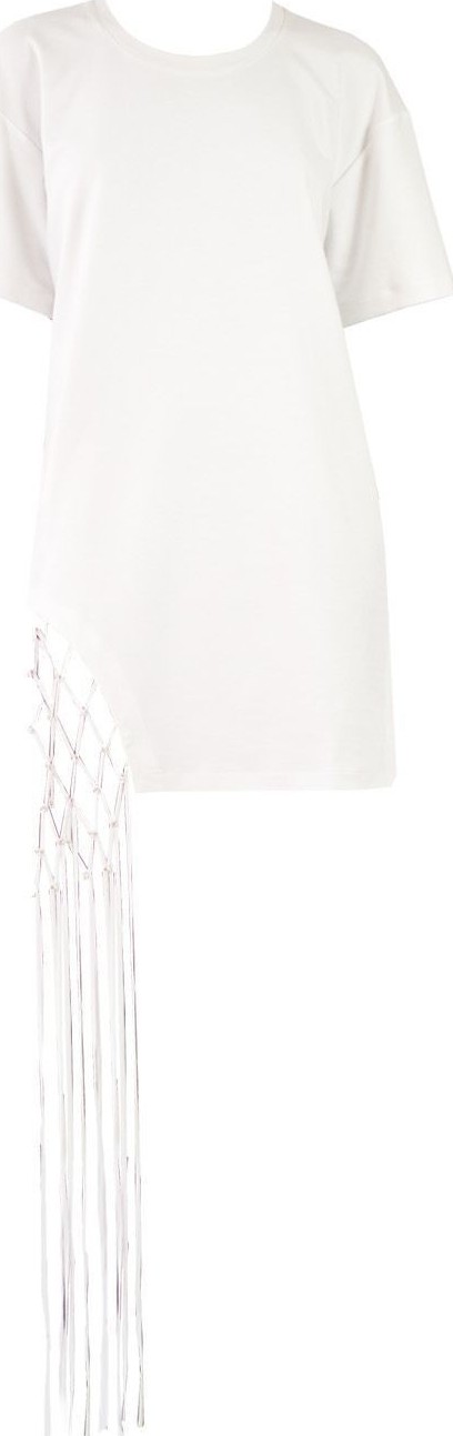 Area DRESS WITH NET INLAY