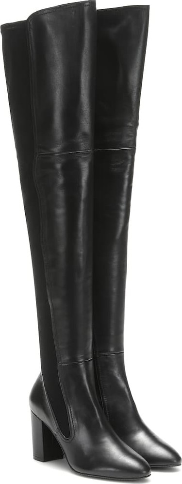 Stuart Weitzman Fleur leather over-the-knee boots