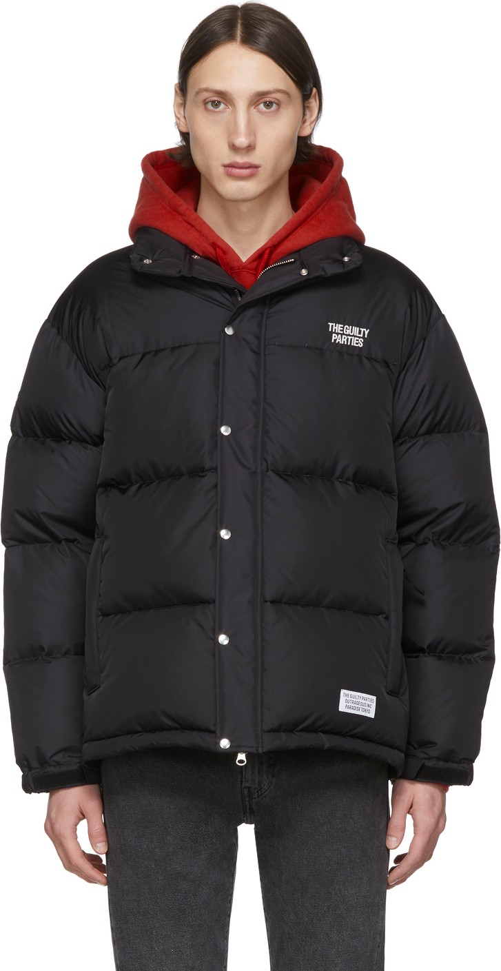 Wacko Maria Black Down 'The Guilty Parties' Jacket