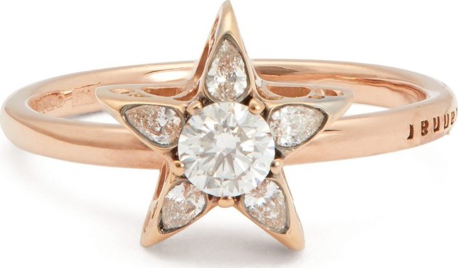 Selim Mouzannar Istanbul 18kt rose gold diamond ring