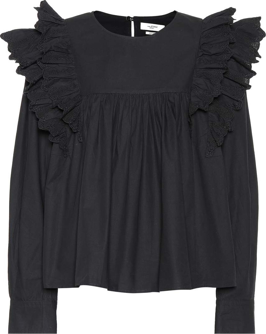 Isabel Marant Etoile Matias embroidered cotton shirt