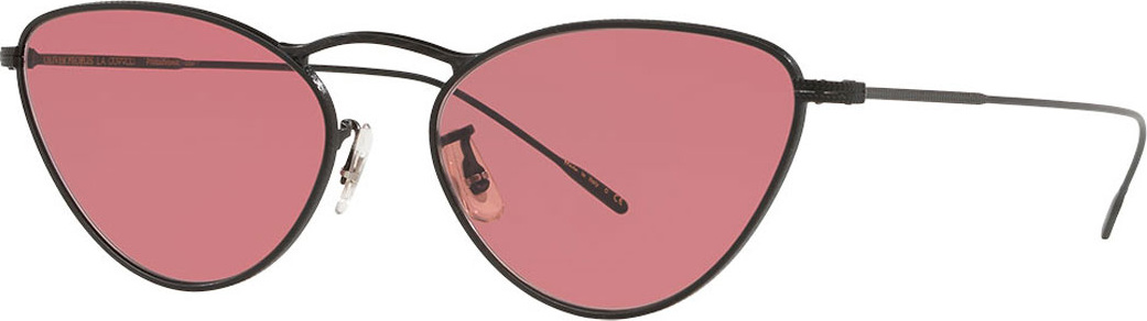 Oliver Peoples Lelaina Cat-Eye Metal Sunglasses