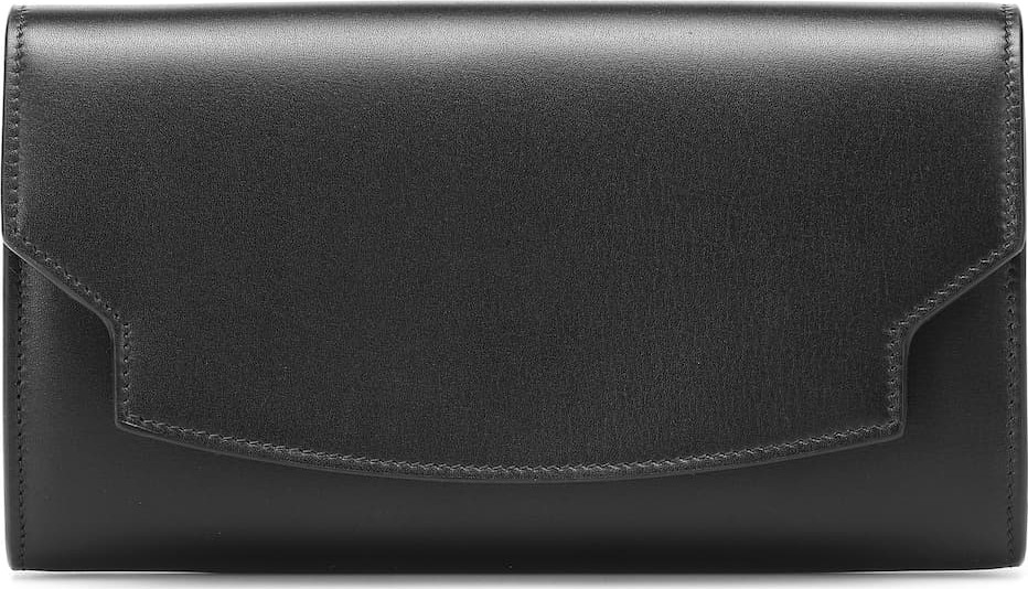 THE ROW Lady leather clutch