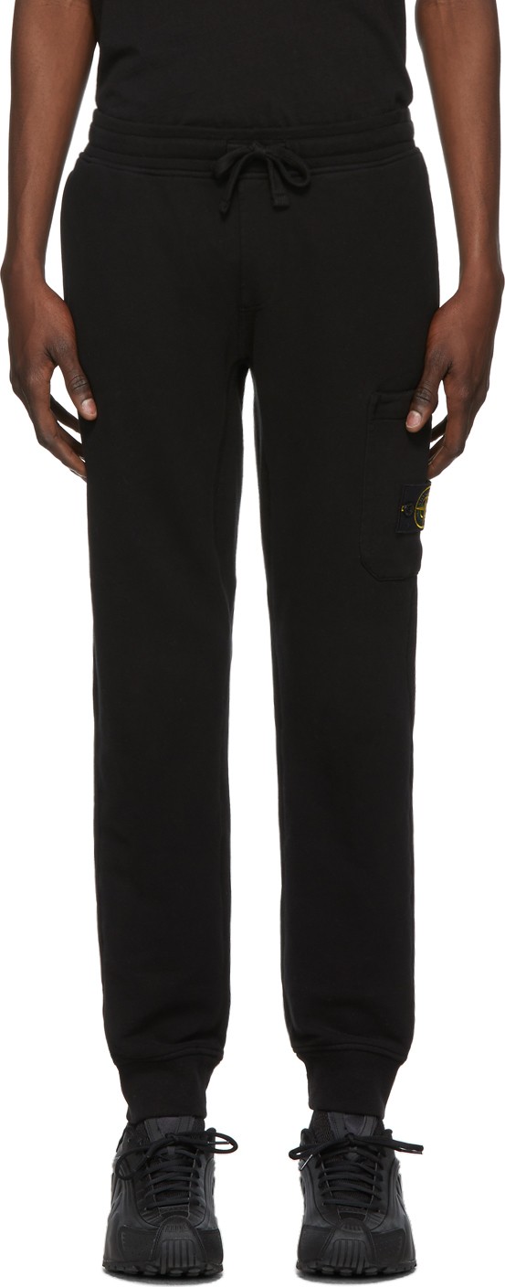 Stone Island Black Fleece Lounge Pants