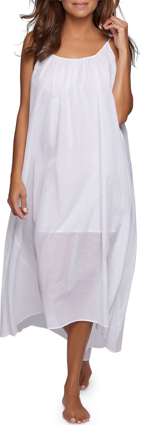 Pour Les Femmes Double-Layered Sleeveless Nightgown
