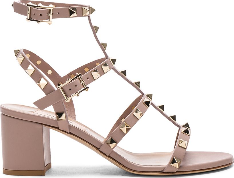 Valentino Leather Rockstud Sandals