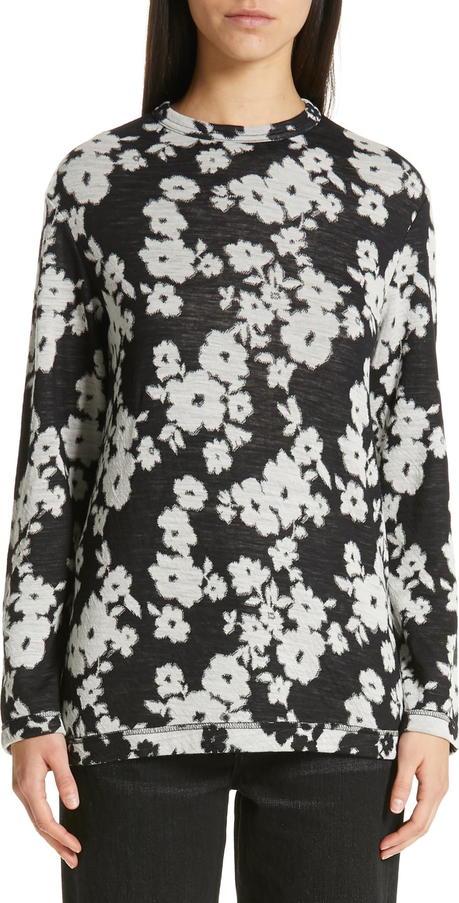 Tricot Comme des Garçons Floral Jacquard Top